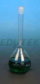 FLASK VOLUMETRIC, WITH RIM, ONE MARK, WITHOUT STOPPER Accuracy as per class 'A' ISO 1042